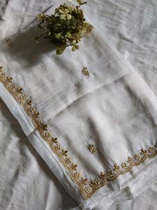 saree embroidery with blouse