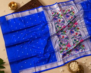 Trending New Muniya paithani saree