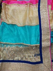 Designer Saree with Embellishments