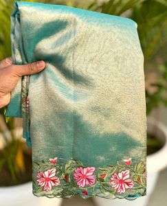 New Without Tag- Banarasi Tissue Silk Saree