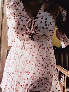 Pink Mini Flared Dress