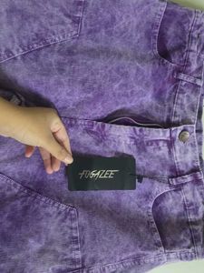 Purple Denim Jeans
