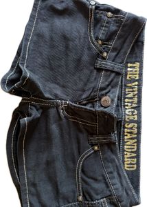 Guess Jeans Black Mini Denim Shorts