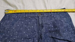 Old Navy Blue Polka Dot Shorts