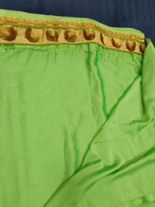 Elegant Green Saree with Blouse