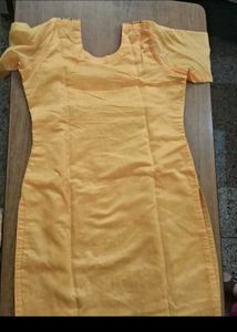 buy soon Beautiful golden yellow Kurta Set