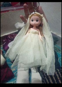 Confused And Dancing Doll Key Chain
