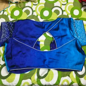 Stunning Blue Designer Blouse