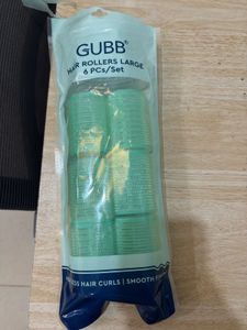 GUBB Hair Rollers Large 6 Pcs Set (40mm diameter)