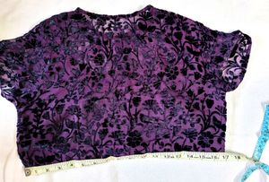 🎉 Price Drop Purple Colur Net Blouse