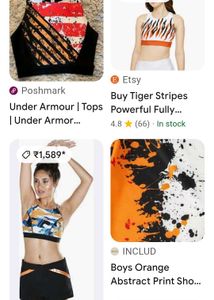 ALTIS Stylish Patterned Sports Bra