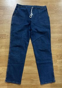 Women Denim Jeans with Drawstring