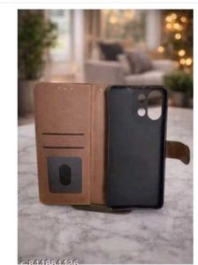 Stylish Leather Flip Phone Case
