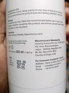 Minimalist HOCL (Spray + Toner)