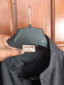 Men's🖤 Black Kurta