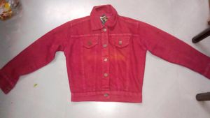 Red Denim Jacket Buy1Get 1 Free