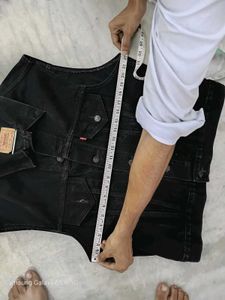 Levi's Black Denim Vest