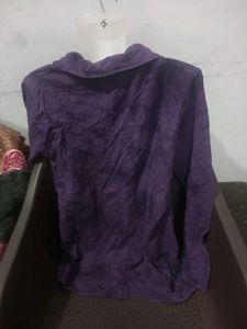 Very Beautiful Purple 💜 Jacket With Zip