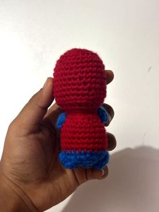 Handmade Spiderman Crochet Doll
