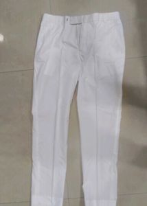 Classic White Men's Trousers