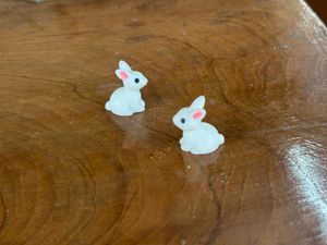 Set Of 6 Rabbit Miniature