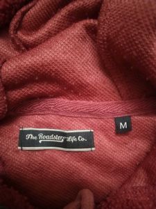 Cozy Red Hooded Sweater