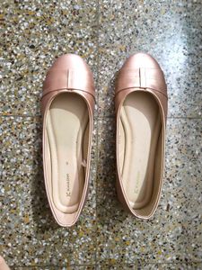 Rose Gold Ballerina Flats