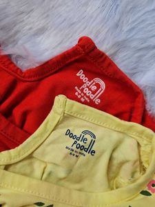 Doodle Poodle Long Sleeve Tops - Set of 2