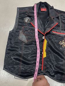 Edgy Black Vest