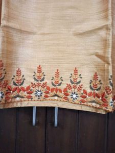 Embroidered Silk Kurta