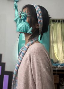 Multi Purpose Crocheted Pastel Scarf