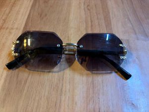 Stylish Rimless Gradient Sunglasses