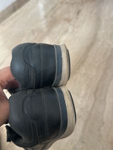 Black Casual Lace-Up Shoes