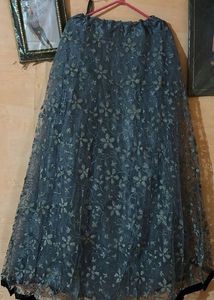 Sparkly Black lehnga