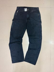 Men's Dark Wash Carpenter Jeans