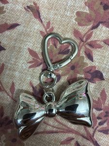 Cute Bow Keychain Accessory