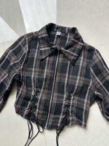 corset type full sleeve shirt