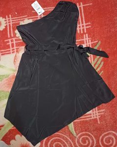 Shein Party Mini Length One Shoulder Neck Sleevele
