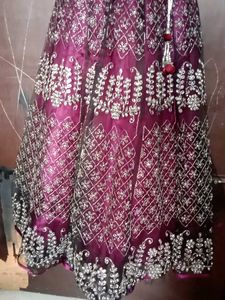 Elegant Ethnic Gown only chain damage