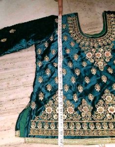 Emerald Green Lehenga Choli, FIXED PRICE