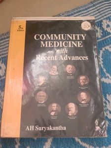 Suryakantha Community Medicine Textbook