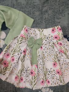 Girls' Top &amp; Skirt Set