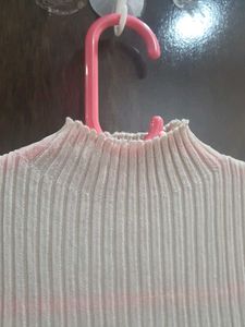BEIGE Sleeveless Mock Neck Ribbed Top