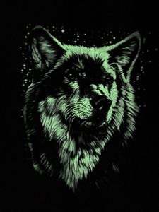 Graphic Wolf T-Shirt (Glo-in-the-dark)