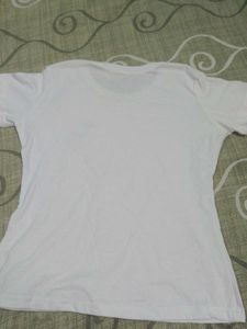 White Butterfly Graphic T-Shirt