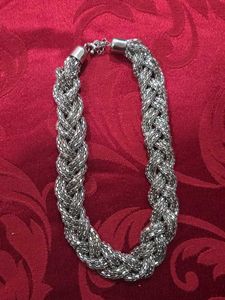 Chunky Braided Statement Necklace