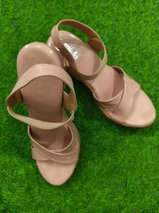 Chic Pink Platform Wedge Sandals
