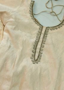 Elegant beige Kurta Set