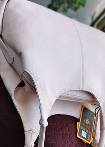Stylish Beige Hobo Bag