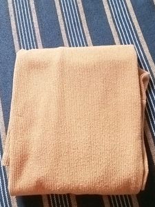 Cozy Peach Ribbed Knit Sweater